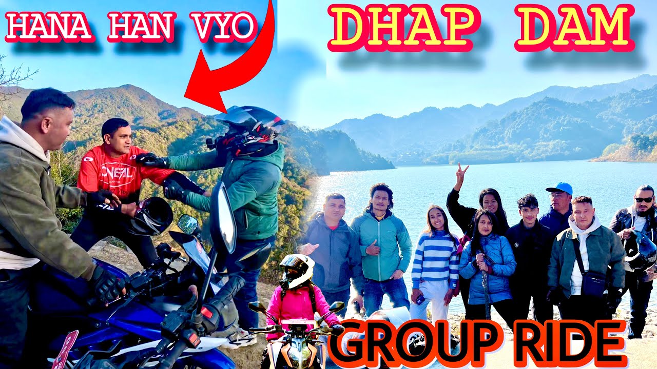 Bato ma Lafada vyo/ Dhap Dam jada, group Ride Lady-rider@Rosumotovlog23 #duke250gen3  