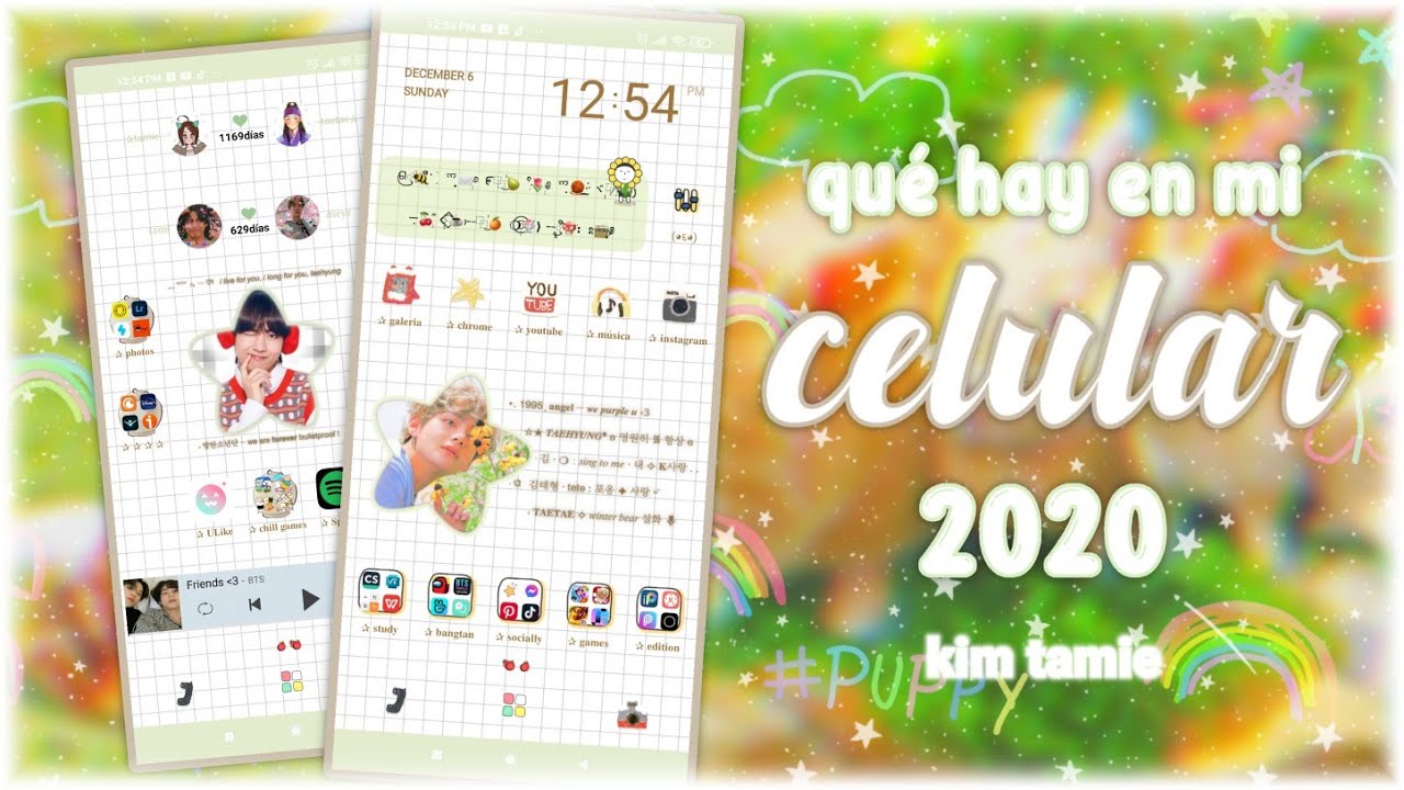 🍰::༄ ¿ QUÉ HAY EN MI CELULAR ? army ver. (Redmi Note 9) | kim tamie ☆༄