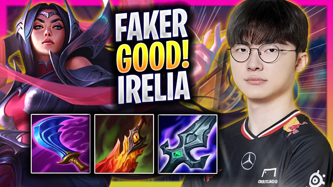 FAKER IS SO GOOD WITH IRELIA MID! - T1 Faker Plays Irelia MID vs Sylas! | Season 2025