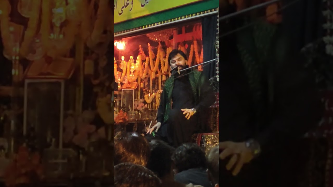 سفیرعزا جناب شادمان رضا چار صفر دو ہزار پچیس امام بارگاہ آل محمد سیکٹر 5c3 نارتھ کراچی 
