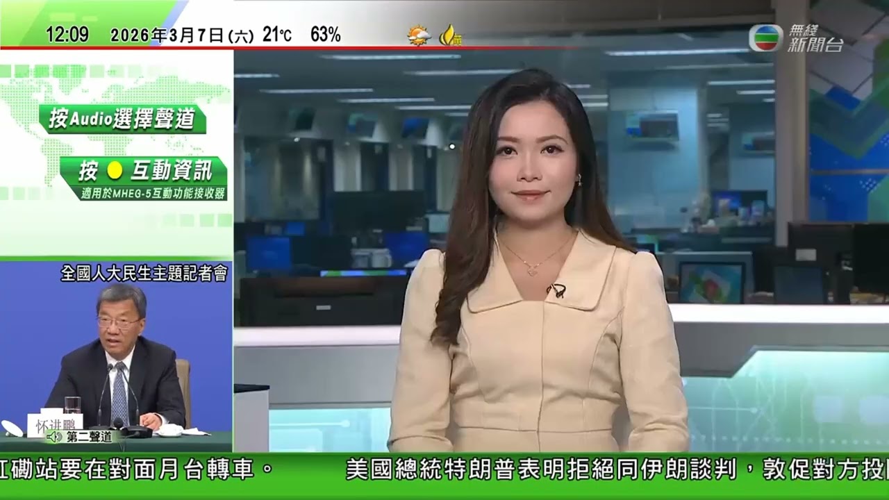 TVB午間新聞｜美以襲伊朗｜據悉哈梅內伊德黑蘭地堡被摧毀　黎巴嫩稱以色列施襲釀逾兩百死｜特朗普促無條件投降　據報俄羅斯向伊朗提供美軍部署情報｜美國料45天內啟用新系統處理關稅退款｜TVB News