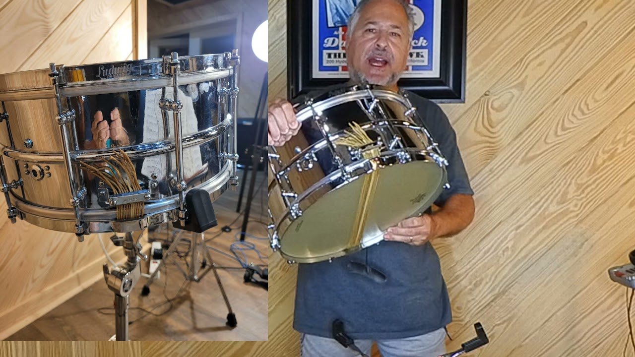 1920's NOB Super Ludwig Snare Drum  -Gut Snares Part 2