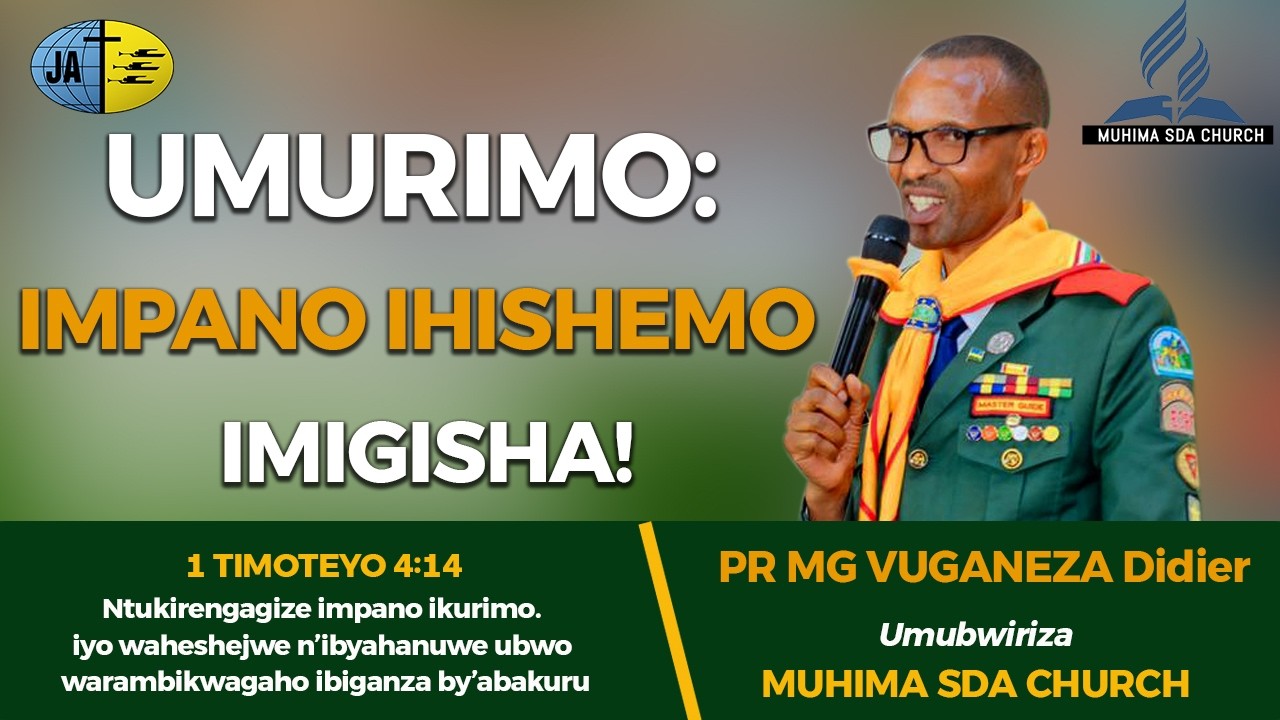 🔴 UMUNSI WA 5: UMURIMO: IMPANO IHISHEMO IMIGISHA BY Pr. MG VUGANEZA Didier