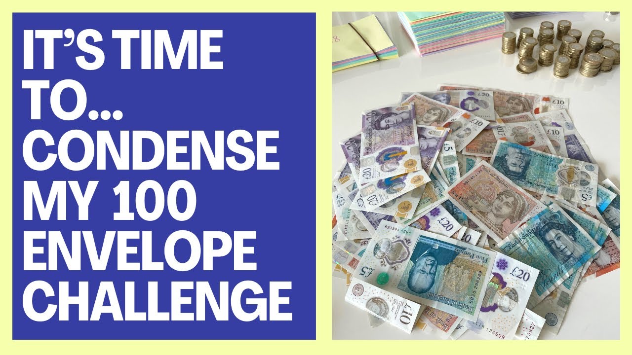 UNSTUFFING & CONDENSING MY 100 ENVELOPE CHALLENGE