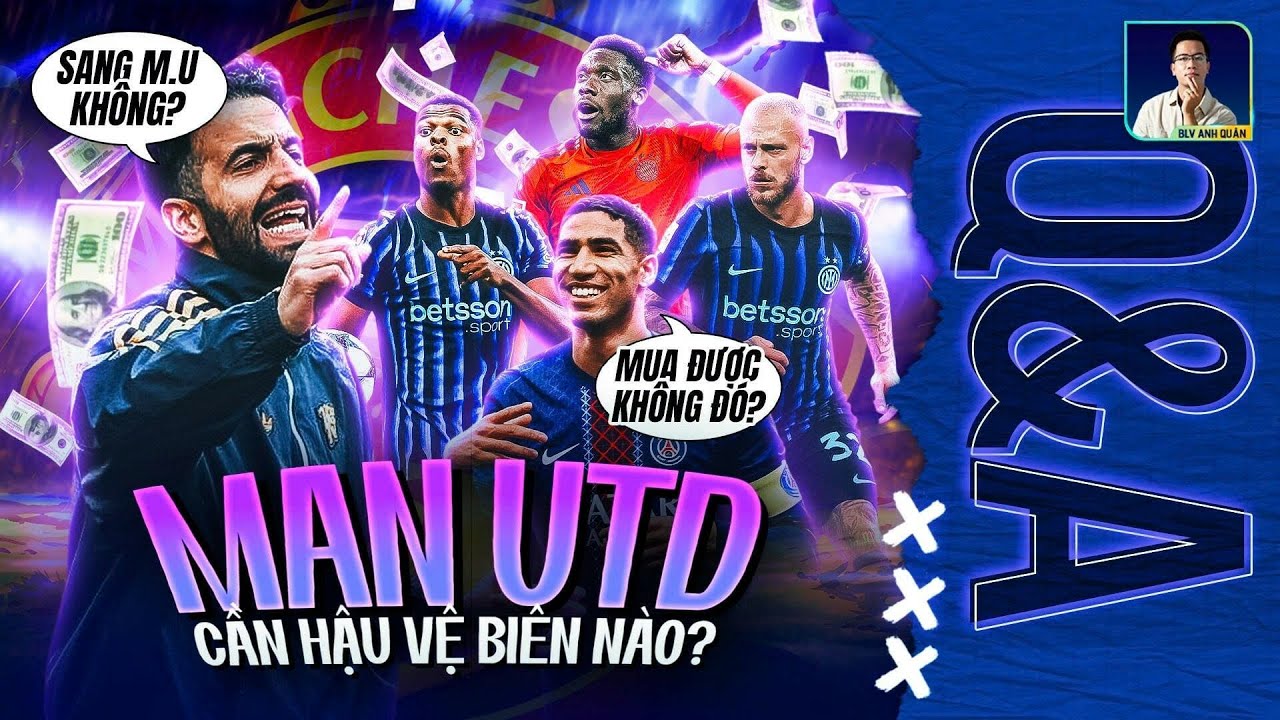 NHỮNG HẬU VỆ CÁNH TỐT NHẤT MÀ MAN UNITED NÊN TẬU VỀ LÀ AI? | Q&A HỎI ĐÁP CÙNG BLV ANH QUÂN