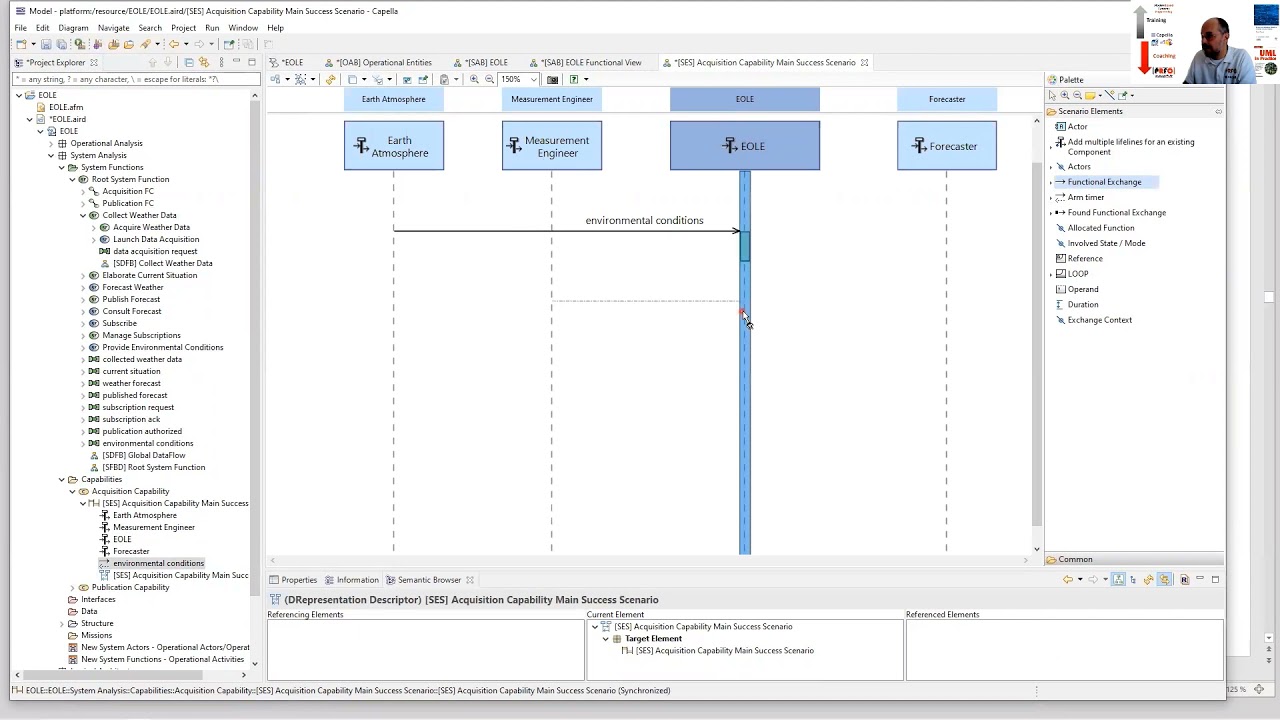 Scenario Diagram in Capella (part 1/2)