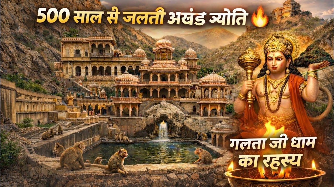अरावली की पहाड़ियों में बसा चमत्कारी गलता जी धाम 🙏 | Jaipur Vlog