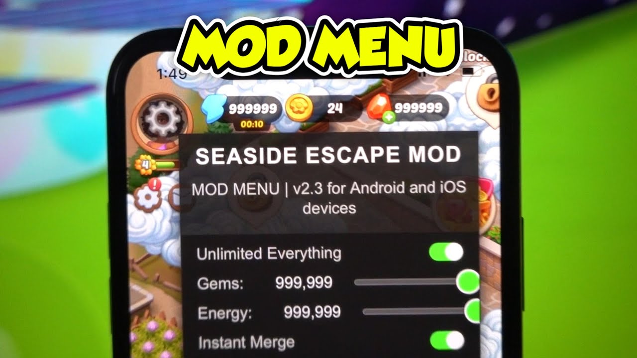 Seaside Escape Hack Unlimited Gems and Energy Working Tutorial