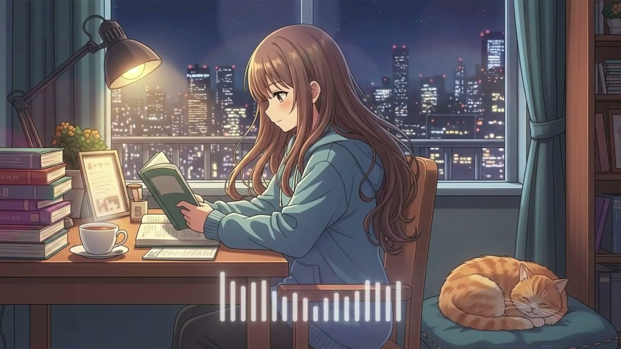 Calm Lofi Beats for Studying ( 1 hour )