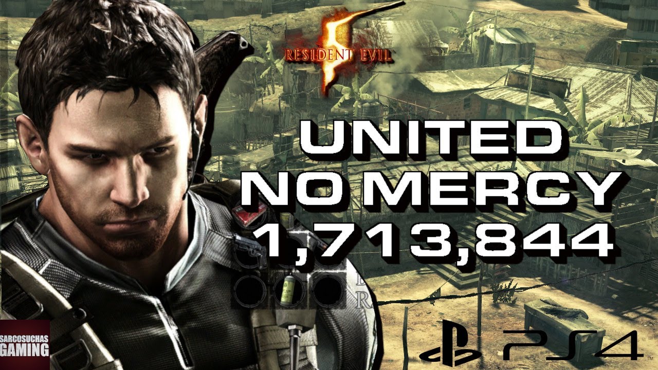 RE5 PS4 No Mercy Mercenaries - Chris B.S.A.A - Public Assembly 1713k