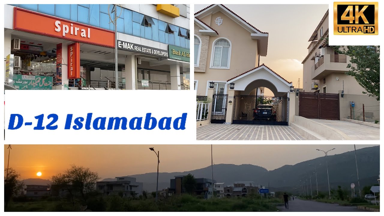 D-12 sector Islamabad || 4k video