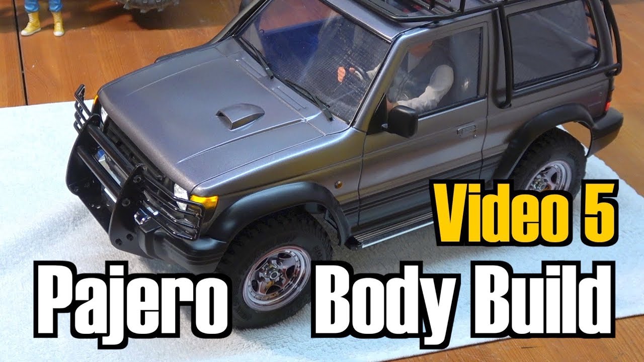 Tamiya CC-01 Mitsubishi Pajero Body Build and Paintjob - Video 5