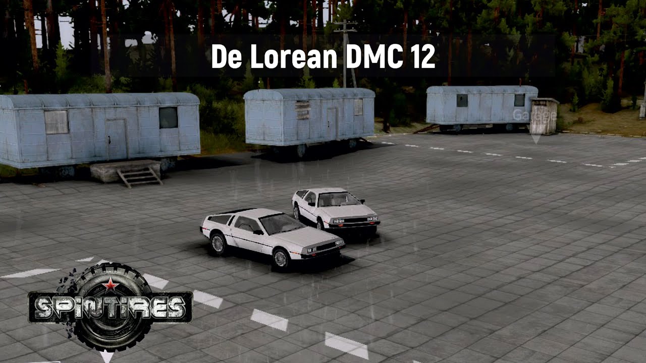 [SpinTires v1.6.1] De Lorean DMC 12 (v1.0.0)