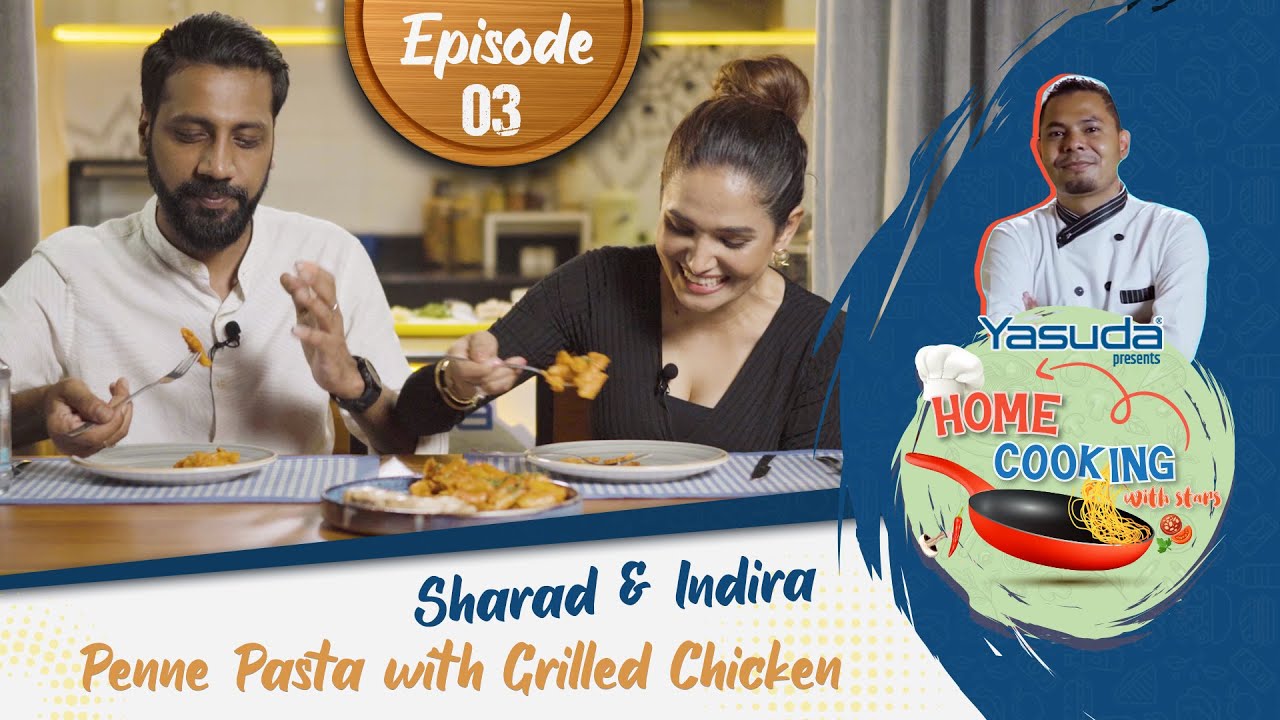 YASUDA HOME COOKING WITH STARS | INDIRA AND SHARAD | EP 03 #indirajoshi #sharadkedia #cooking