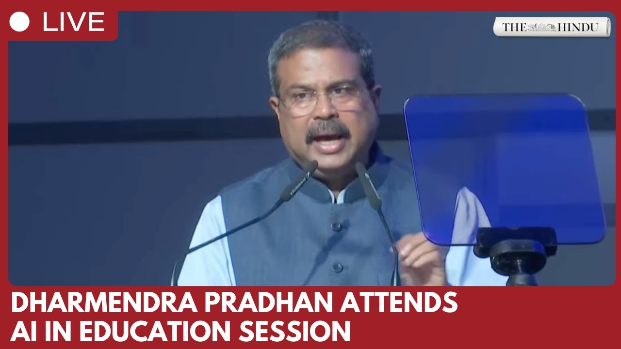 Education Minister Dharmendra Pradhan attends AI in education session at New Delhi summit