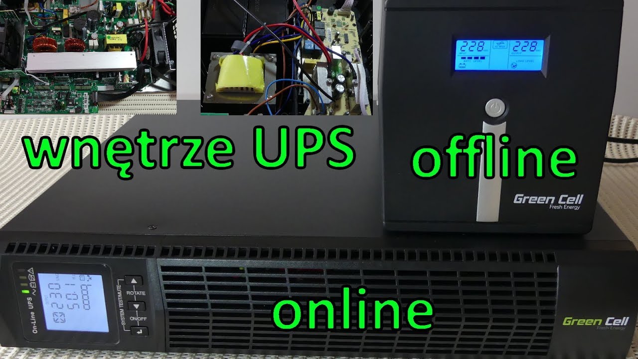 Wnętrze UPS online i offline #33 edu elektroda.pl