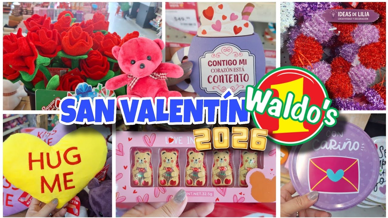 WALDOS - COLECCIÓN SAN VALENTÍN 2026 ❤️ REGALOS, DULCES Y MÁS