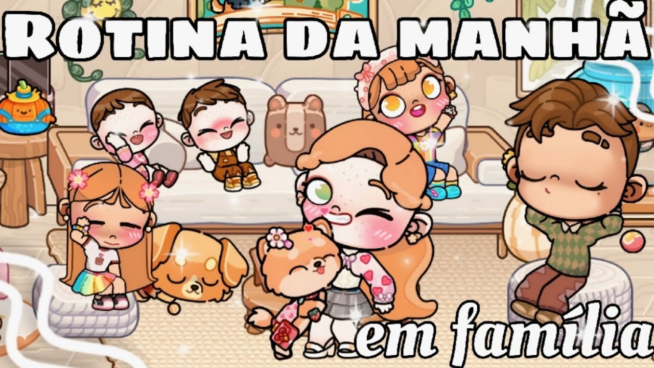 Rotina da manhã ☕️⛅️ | Avatar world | Rotinas e historinhas | Aesthetic | Rp family | com voz 💕✨️