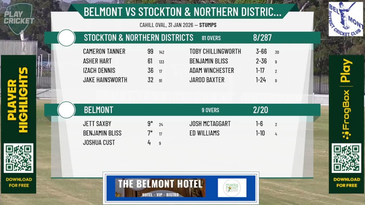 Belmont v Stockton & Northern Districts