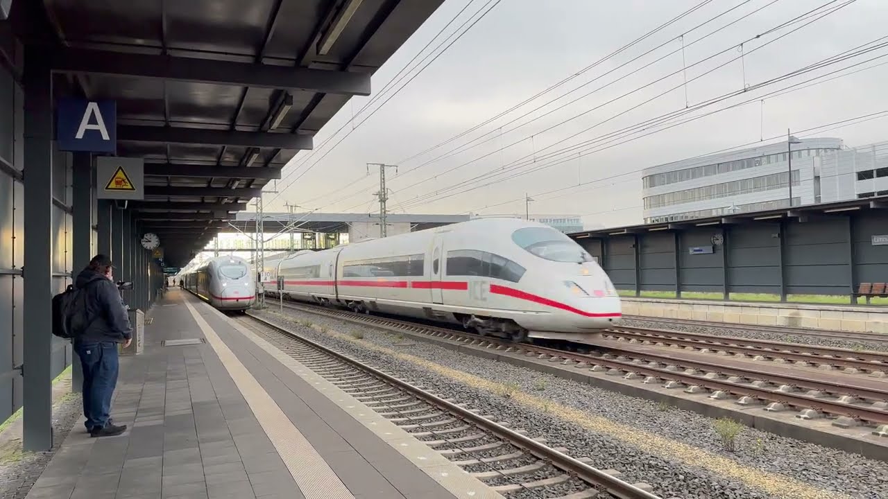 Deutsche Bahn HIGH SPEED 300 km/h ICE 3 / ICE 3neo Trains @ Limburg Süd!