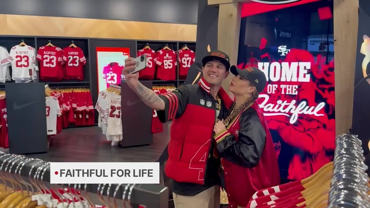 Die-hard Niners couple shares love story, Super Bowl prediction: ‘I feel it in my heart’