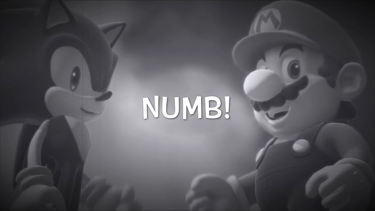 Mario and Sonic AMV: Numb (with lyrics) 7K Subscriber Special
