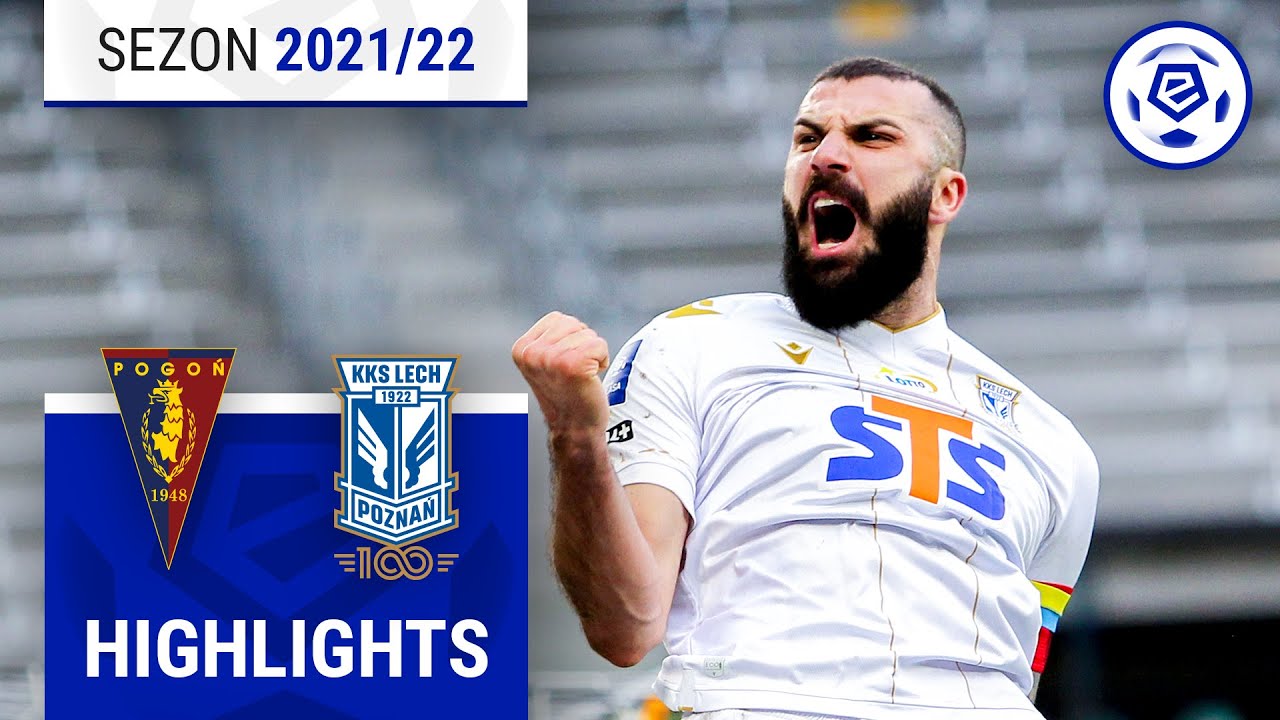 Pogoń Szczecin - Lech Poznań 0:3 | SKRÓT | Ekstraklasa 2021/22 | 23. Kolejka