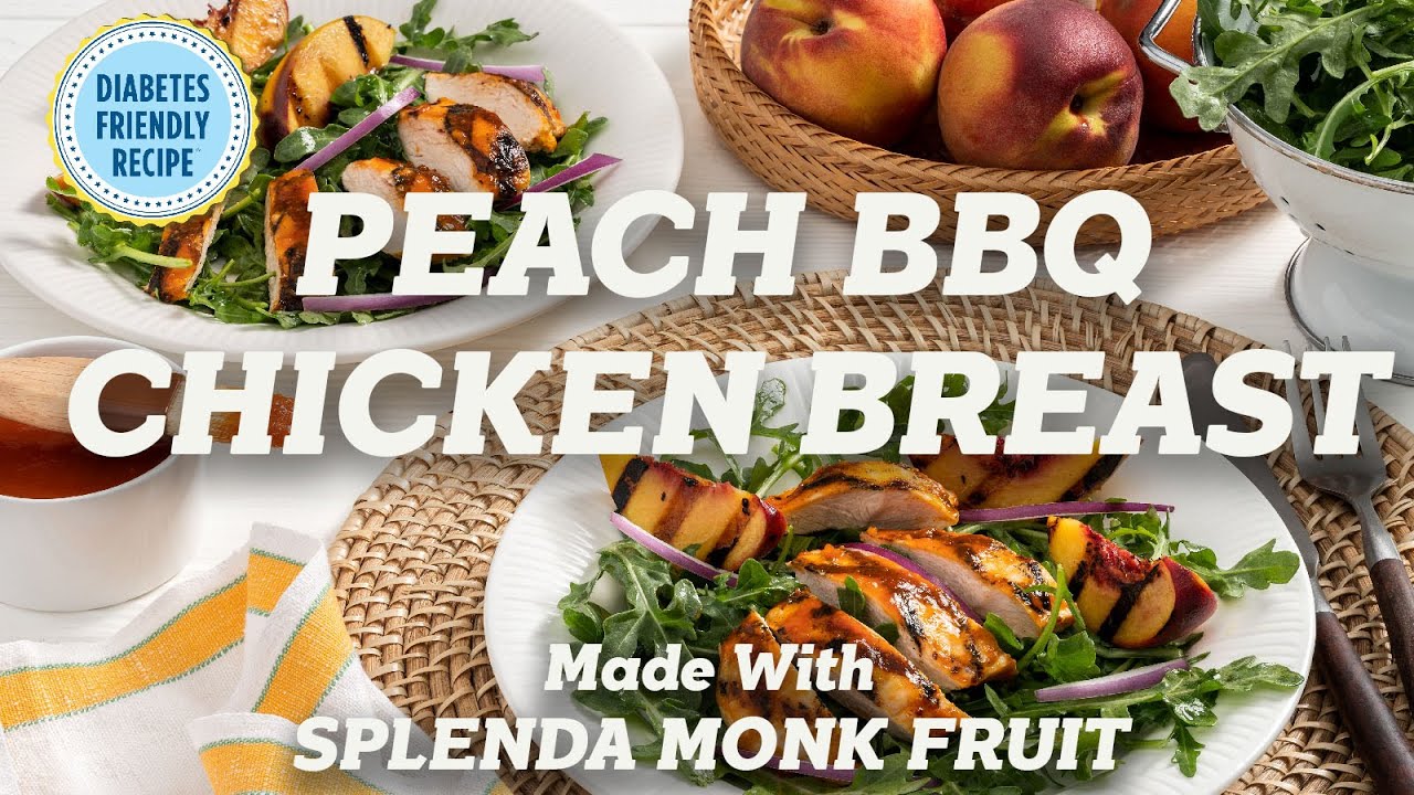 Peach BBQ Chicken Breast | Made with Splenda Monk Fruit
