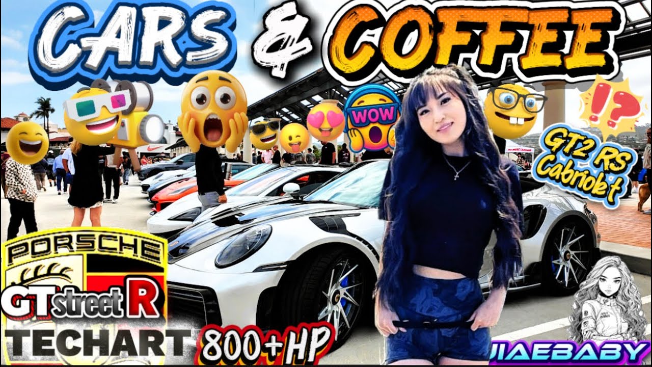 SUPER CARS OMW TO MY FIRST SOUTH OC CARS & COFFEE: San Clemente, Ca.