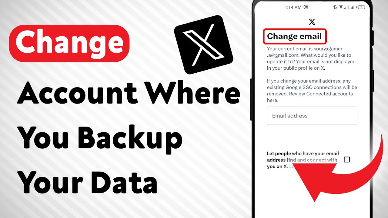 How To Change The Account Where You Backup Your Data On X Twitter (Updated)