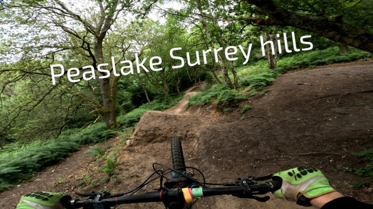 Peaslake Surrey hills mtb trails and northern monkey jumps