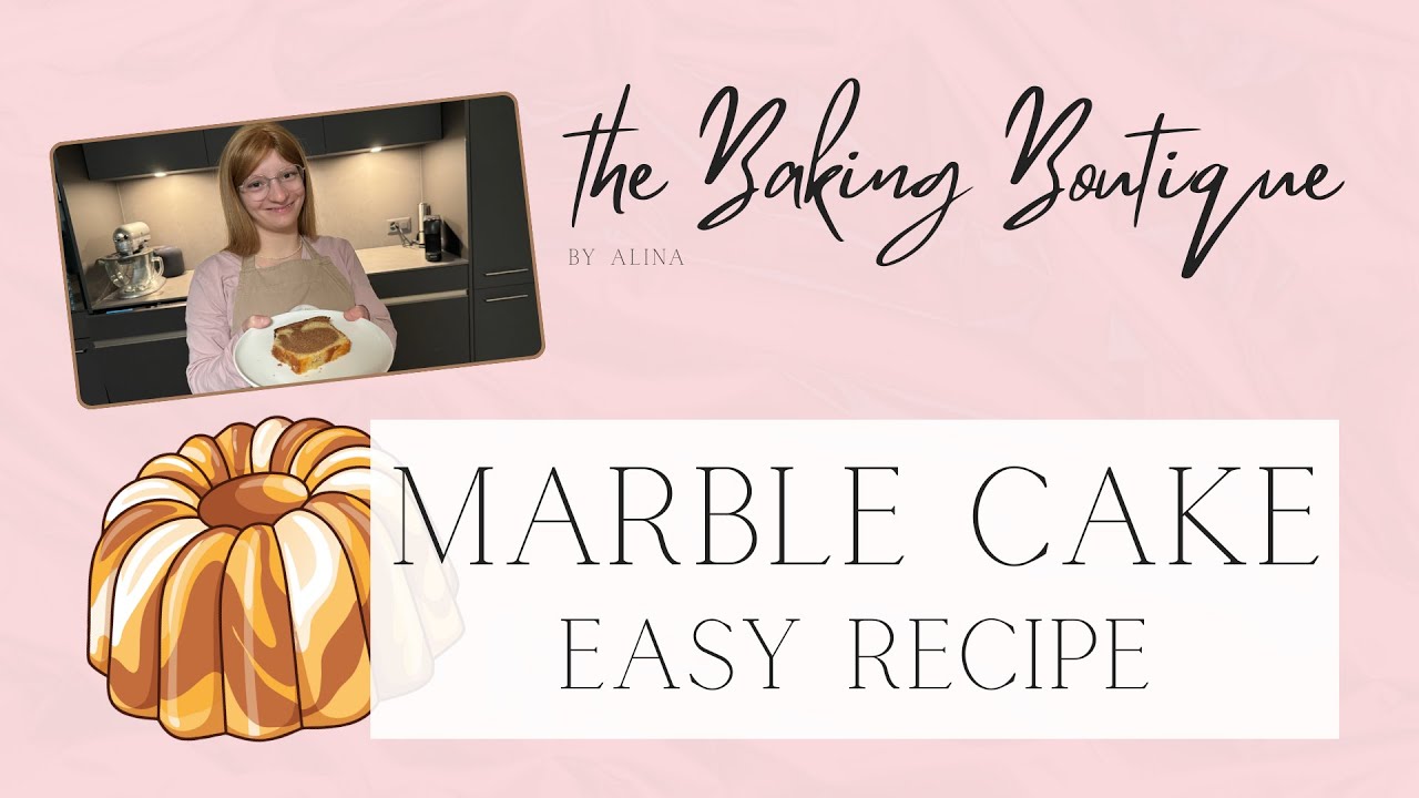I Baked a Soft and Juicy Marble Cake at Home | The Baking Boutique