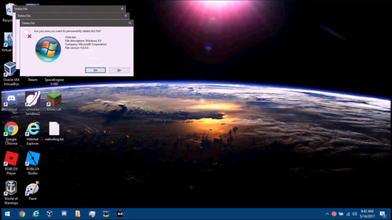 My Windows 10 Crazy Error