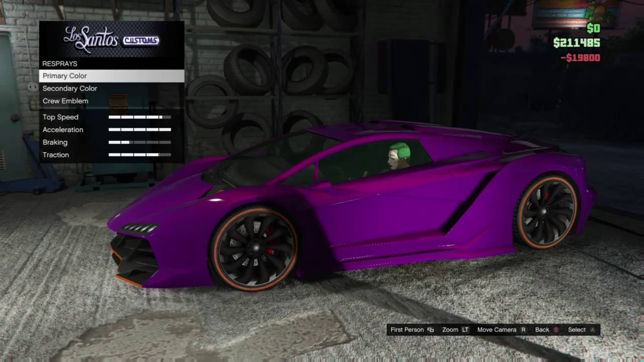 joker car suicide squad gta 5 build