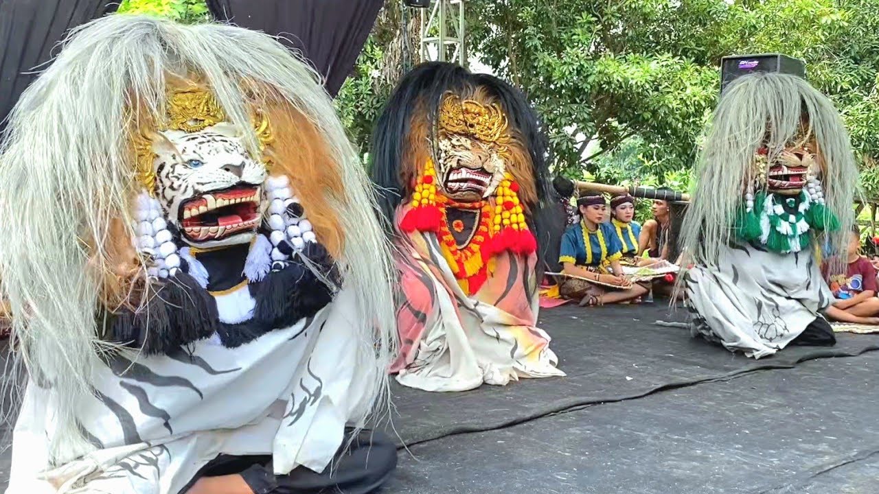 Keseruan Aksi Rampak Barongan Blora Jaranan & Bujang ganong Seni Barong GEMBONG AJI JOYO live Tempel