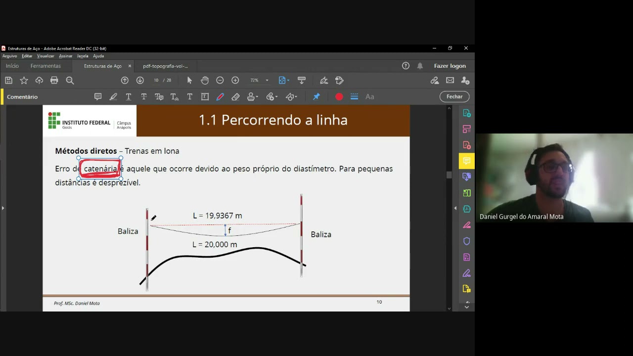 Topogradia Aula 03 - Medição de distâncias horizontais