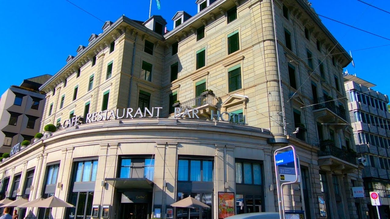 The Central Plaza Hotel, Zurich, Switzerland GoPro 1080p
