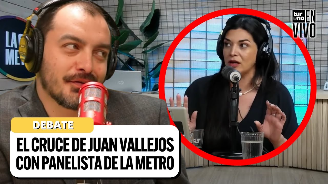 "Me NINGUNEÓ como PERIODISTA": Juan Vallejos DESTAPA CRUCE con PANELISTA de La Metro | Turno En Vivo