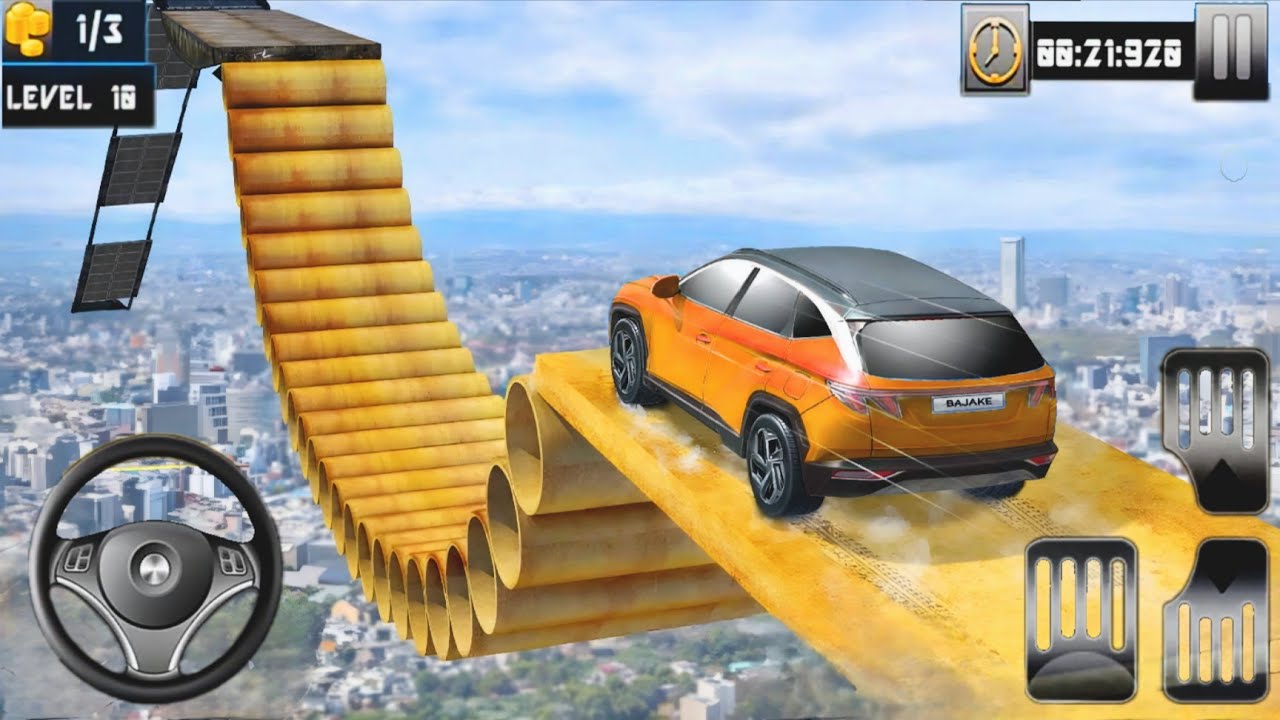 Impossible Car Stunts - Ramp Car Racing - Car Simulator 3D - Android Gameplay 