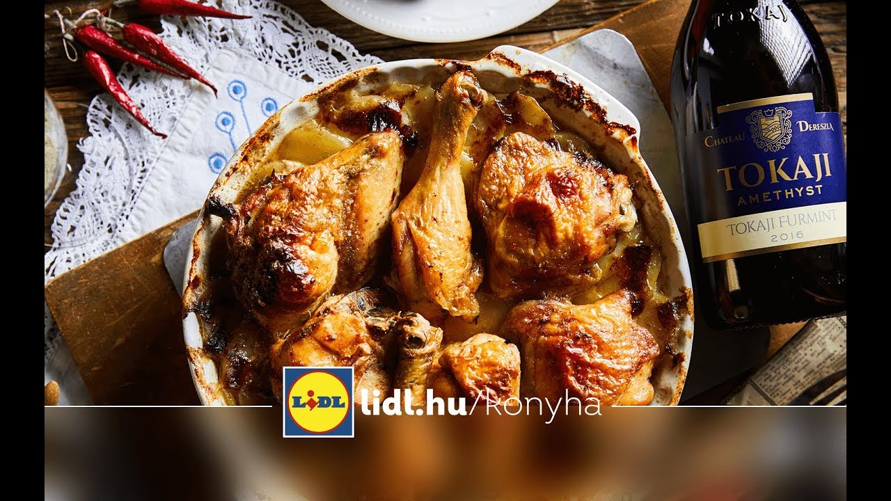5 összetevős receptek – Széll Tamás – Sült csirke "Pékné" módra | Lidl Konyha