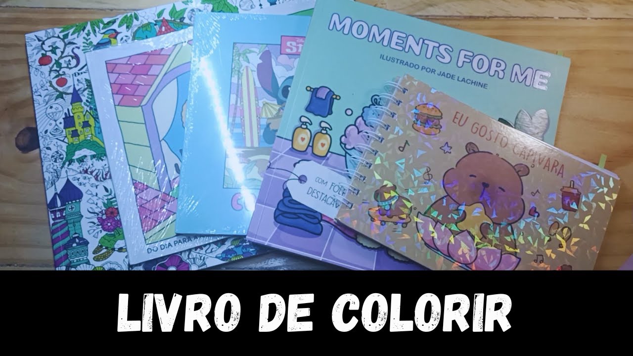 Novos livros de colorir - Novembro 2025