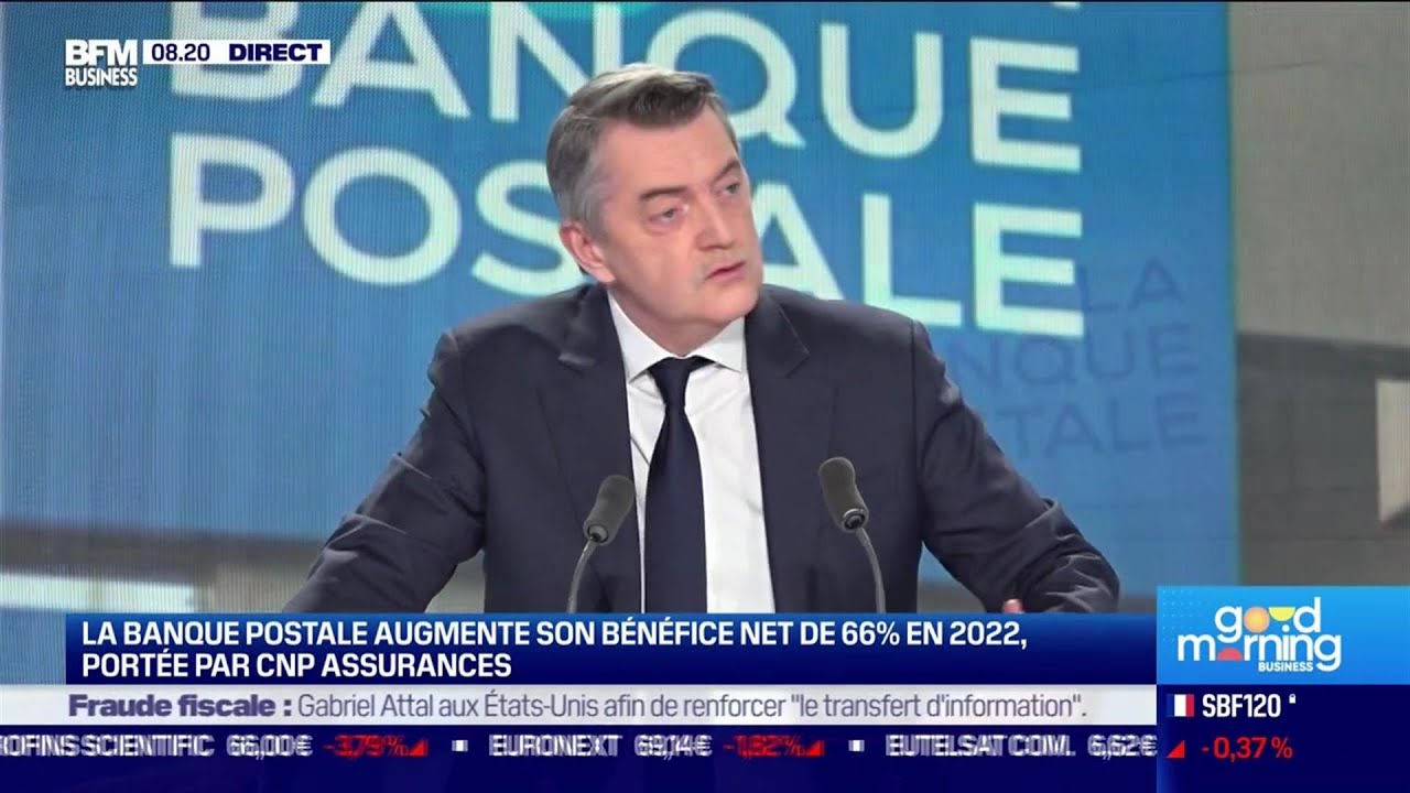 Philippe Heim (La Banque Postale) : La Banque Postale a augment&eacute; son b&eacute;n&eacute;fice net de 66% en 2022