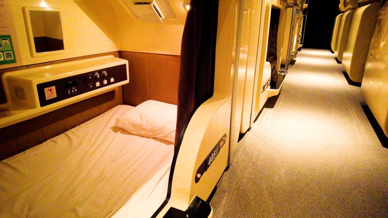 CapsuleHotel×Manga×Sauna×Curry😴🍛Дешевый капсульный отель с полным сервисом [GRAN CUSTOMA Ueno]Япония