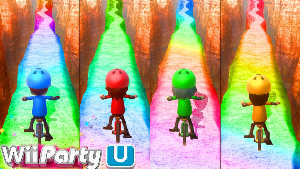 Wii Party U Battle of the Minigames - Bowser vs Marit vs Leonie vs Xixi ( Master Difficily )