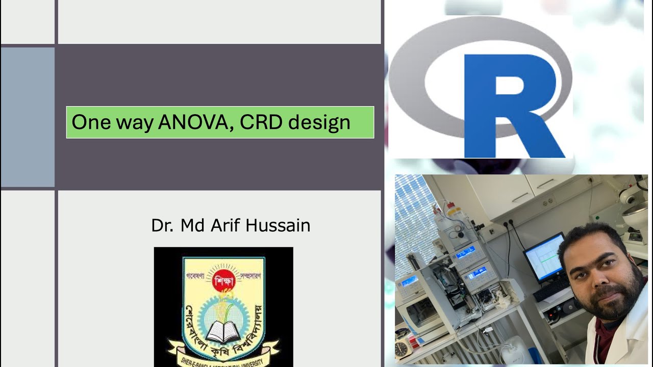 One way ANOVA, CRD, R Agricultural data_part 1