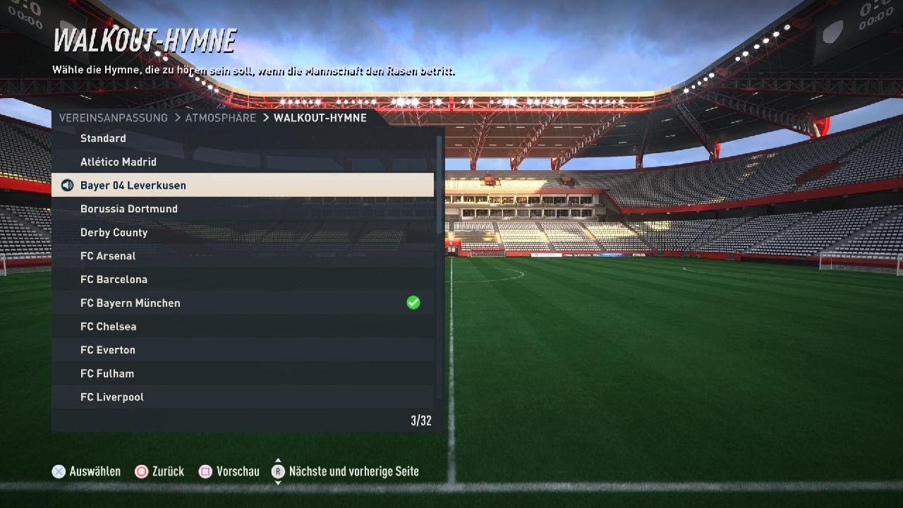 FIFA 23 all Walkout Hymnes / alle Einlaufhymnen Create a Club