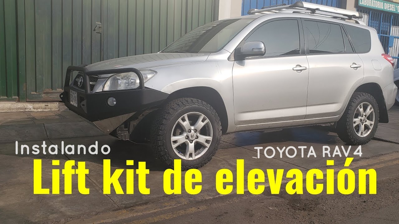 DIY Instalación Lift Kit de elevación Toyota Rav4 2012
