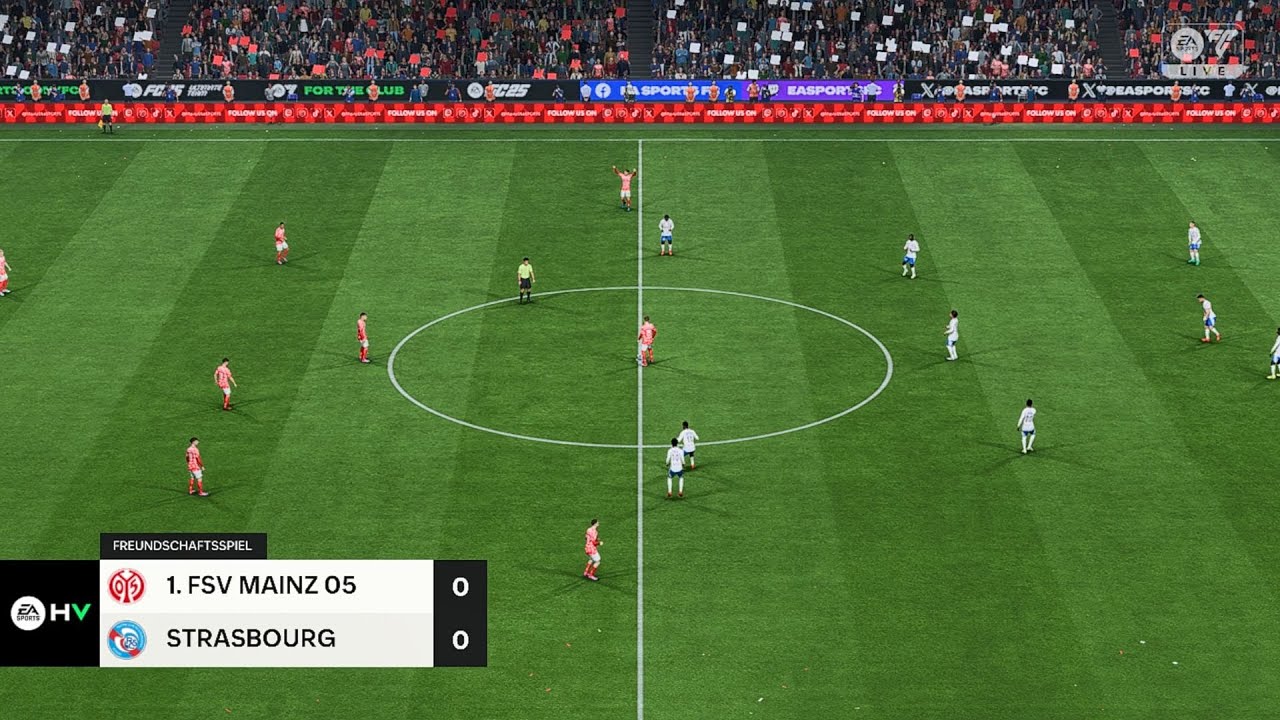 EA Sports FC 25 | Mainz vs Strasbourg - Club Friendly | Gameplay PS5
