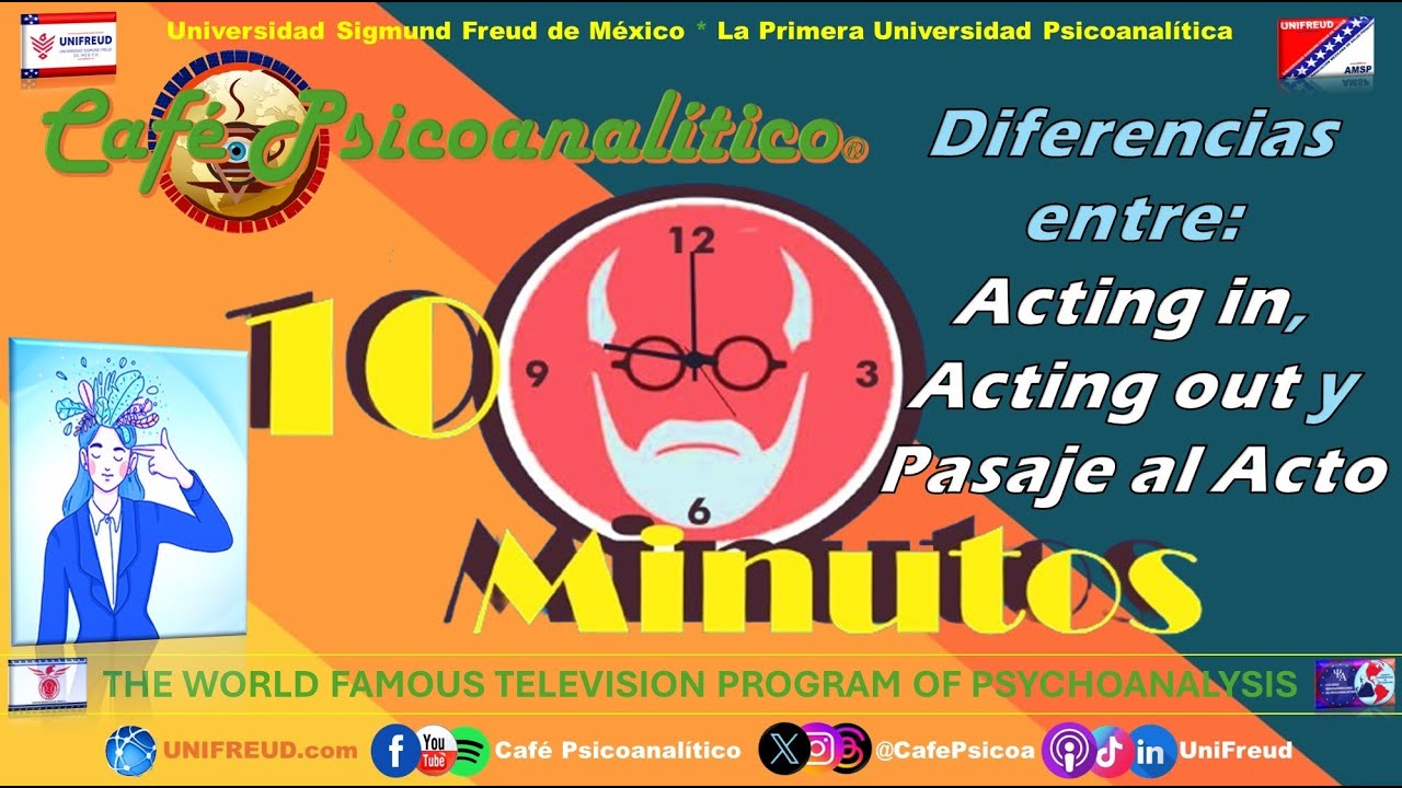 10 MINUTOS: Diferencias entre: Acting in, Acting out y Pasaje al Acto