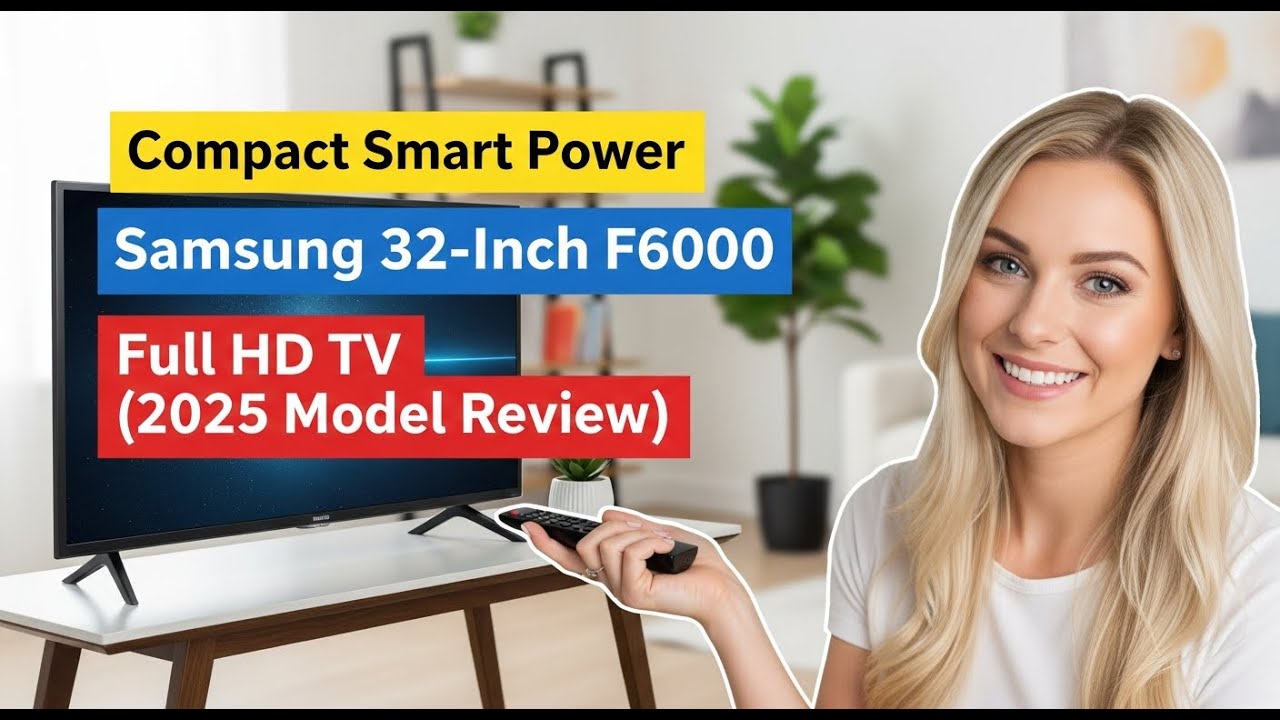 Compact Smart Power: Samsung 32-Inch F6000 Full HD TV (2025 Model Review)